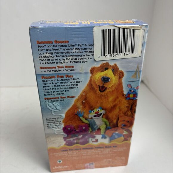 Bear in the Big Blue House A Bear For All Seasons Disney Jim Henson VHS RareNEW - Picture 4 of 6